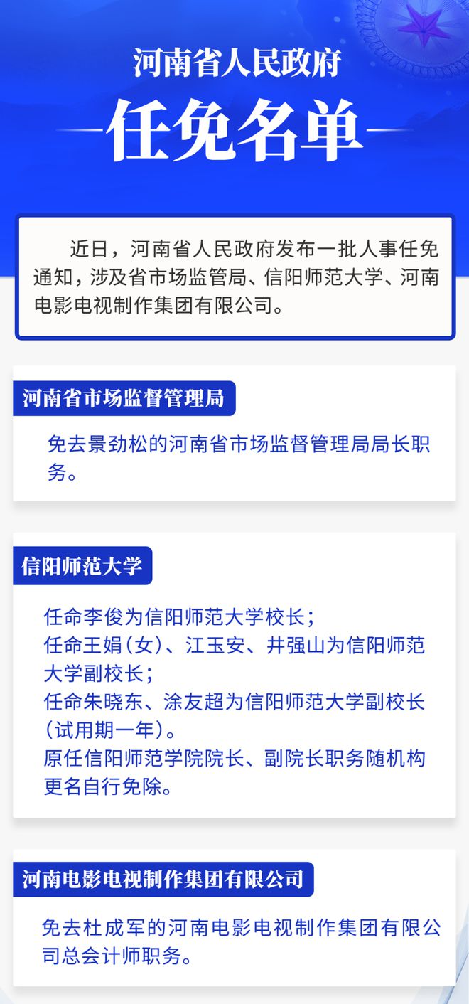 河南省政府最新任免，推動(dòng)效能提升，助力經(jīng)濟(jì)社會(huì)發(fā)展新篇章開(kāi)啟